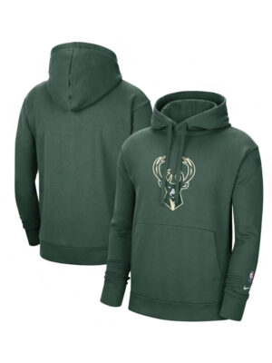 Milwaukee Bucks Green Pullover Hoodie