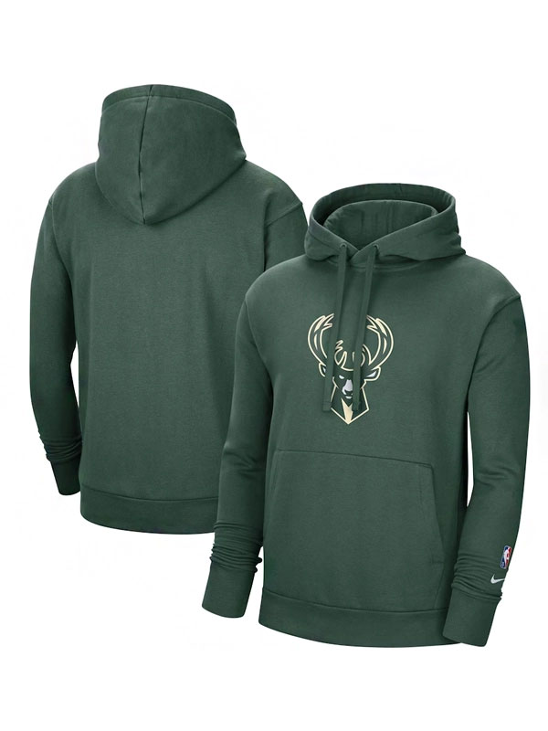 Milwaukee Bucks Green Pullover Hoodie