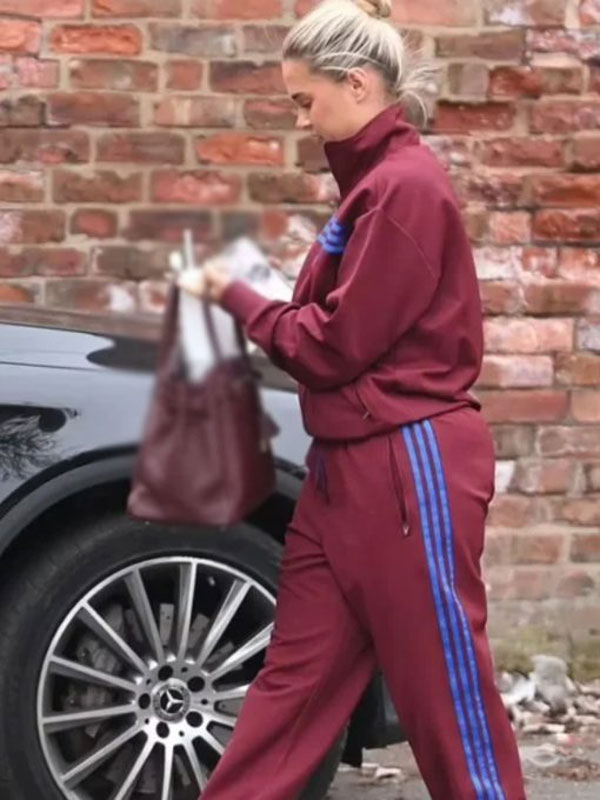 Molly Mae Maroon Zipper Tracksuit