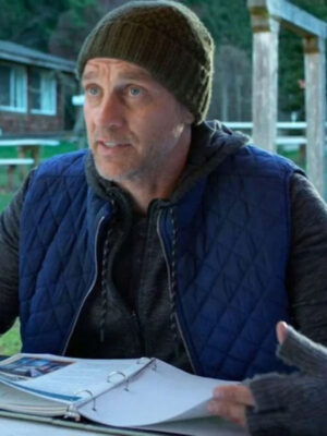 Murder In A Small Town 2024 Gordon Murphy Blue Puffer Vest
