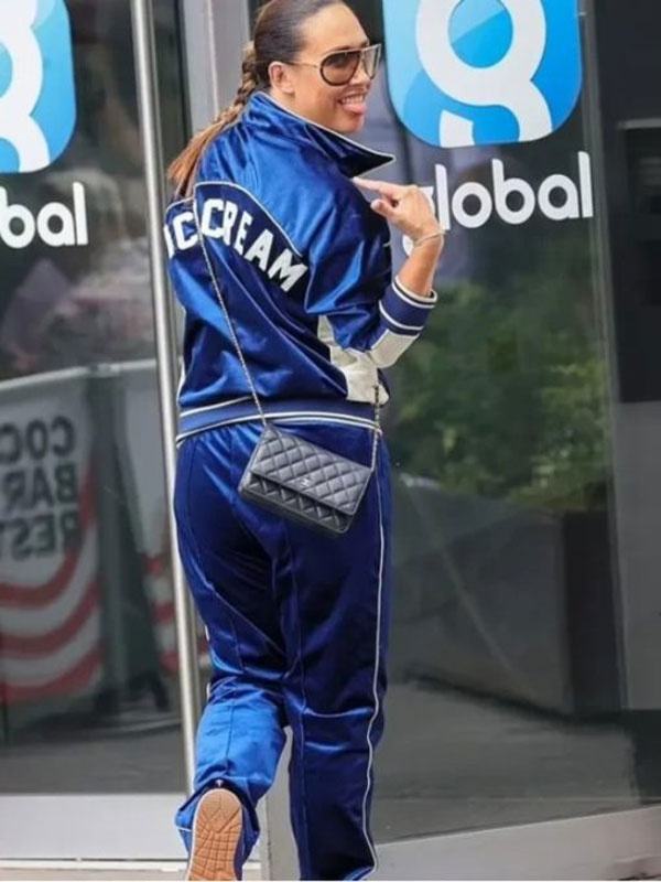Myleene Klass Blue Cotton Tracksuit