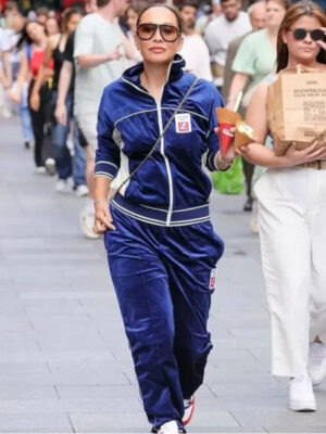 Myleene Klass Blue Cotton Tracksuit