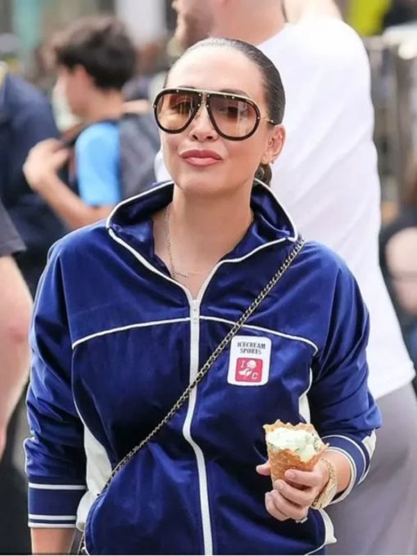 Myleene Klass Blue Cotton Tracksuit