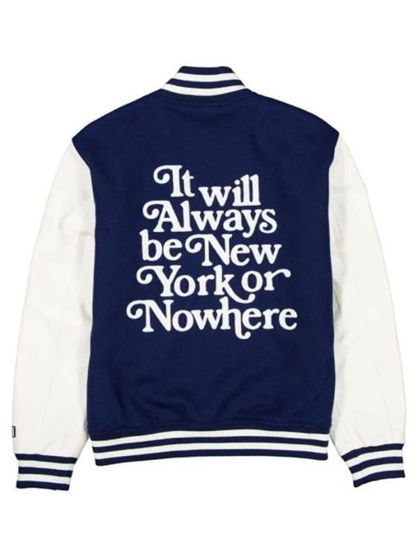 New York Or Nowhere Wool Varsity Jacket