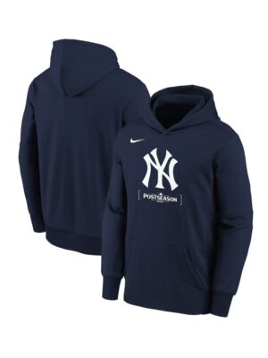 New York Yankees 2024 Postseason Blue Pullover Hoodie