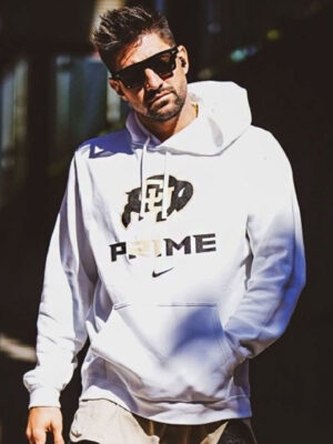 Nick Castellanos Coach Prime White Pullover Hoodie