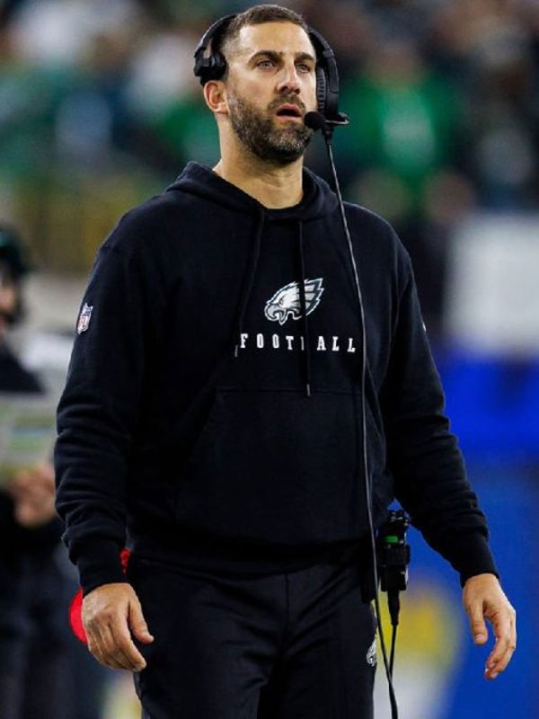 Nick Sirianni Black Fleece Pullover Hoodie