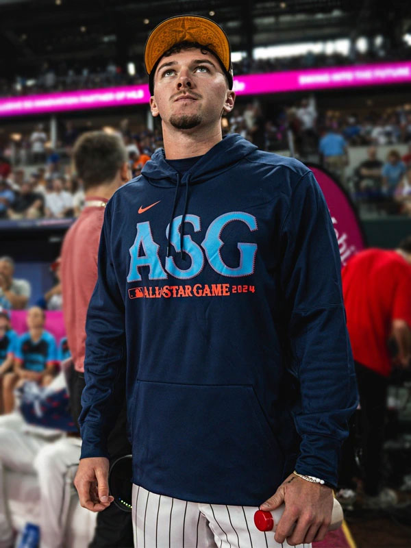 Nike All-Star Game Player Blue Fleece Hoodie