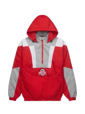Ohio State Red Pullover Jacket