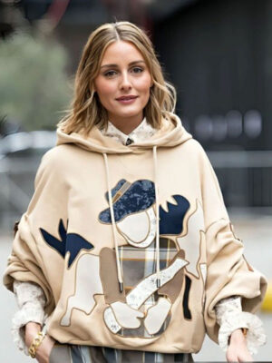 Olivia Palermo Milan Fashion Week Oversized Hoodie