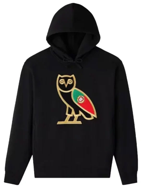 OVO International OG Portugal Black Pullover Hoodie
