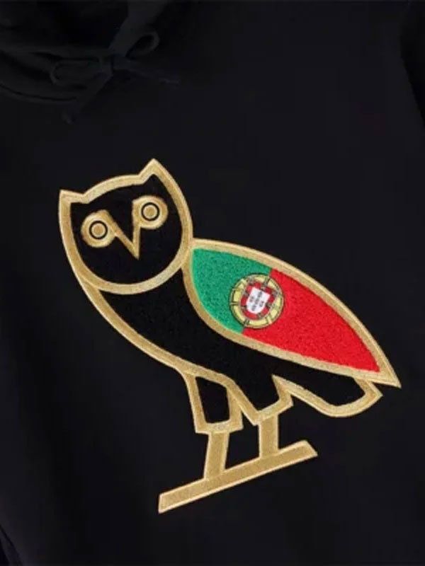 OVO International OG Portugal Black Pullover Hoodie