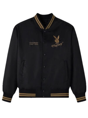 OVO Playboy Letterman Satin Varsity Jacket