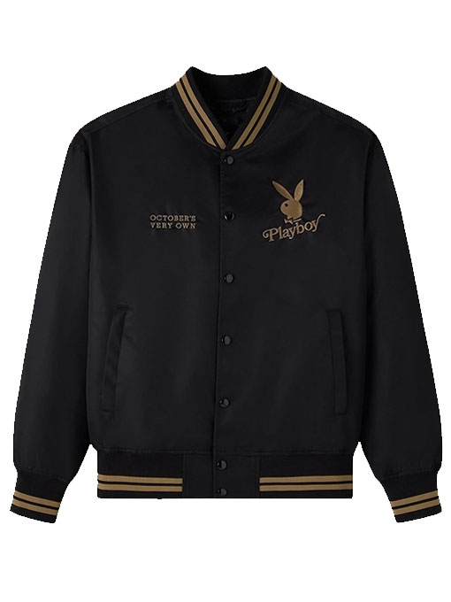 OVO Playboy Letterman Satin Varsity Jacket