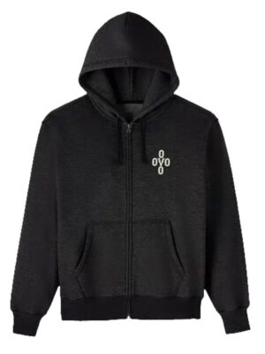 OVO Pom Pom Speckle Fleece Hoodie