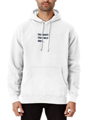 Passionfruit Drake White Fleece Hoodie