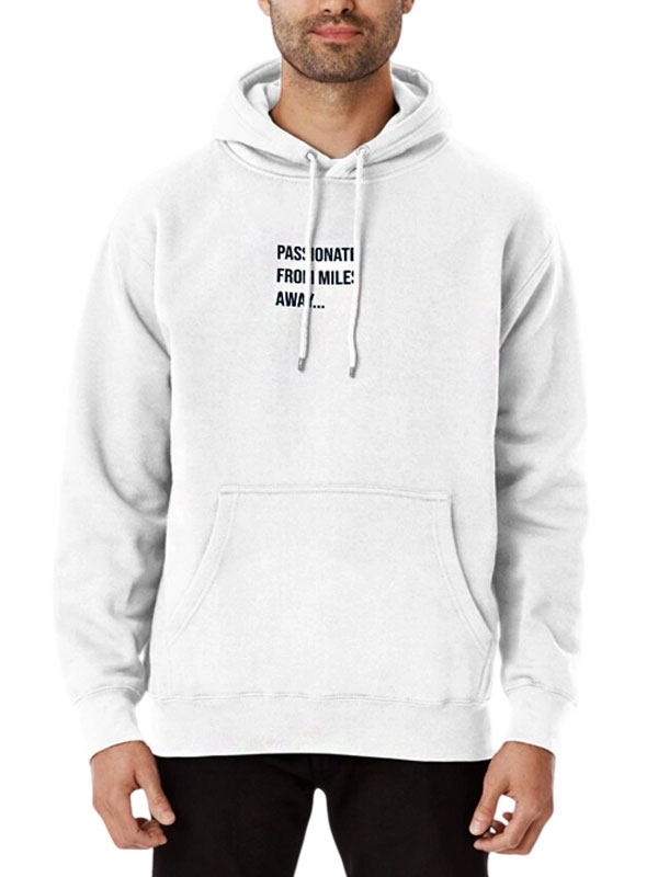 Passionfruit Drake White Fleece Hoodie