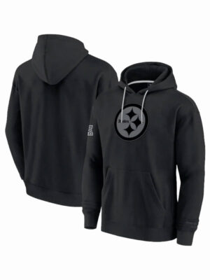 Pittsburgh Steelers Black Elements Pace Pullover Hoodie