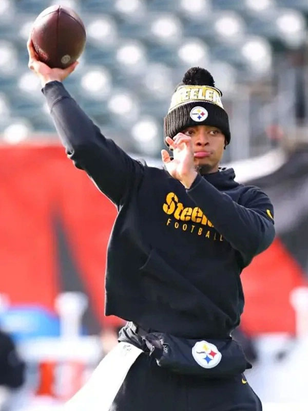 Pittsburgh Steelers Sideline Black Fleece Hoodie