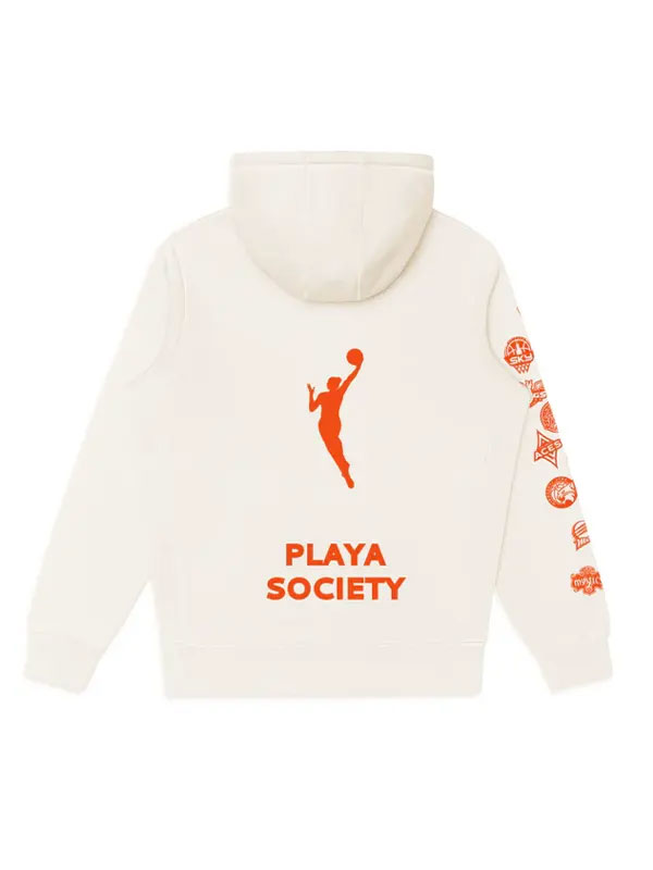 Playa Society WNBA Collegiate Oversized Fleece Hoodie