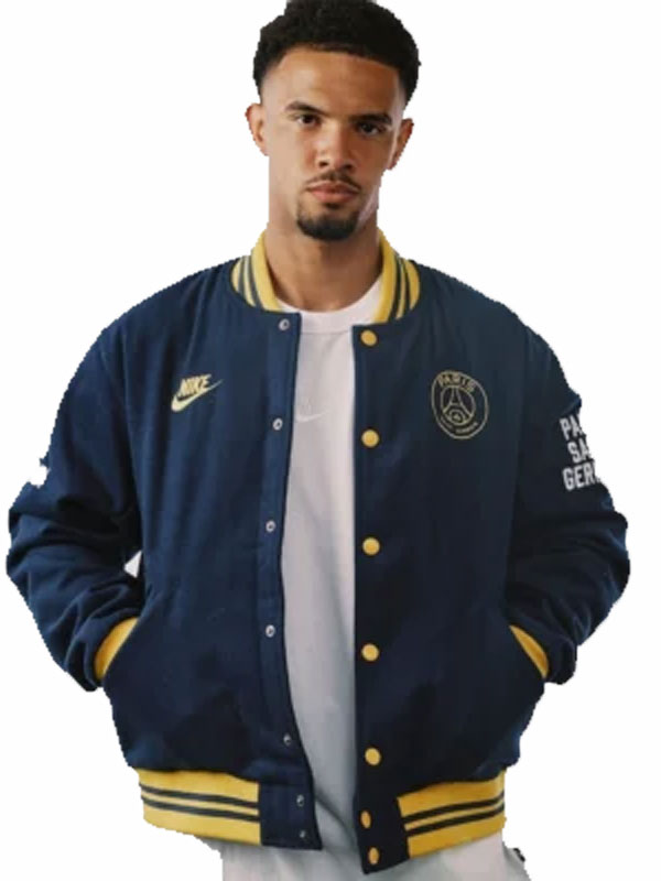 PSG Nike Cycling Redefined Wool Varsity Jacket