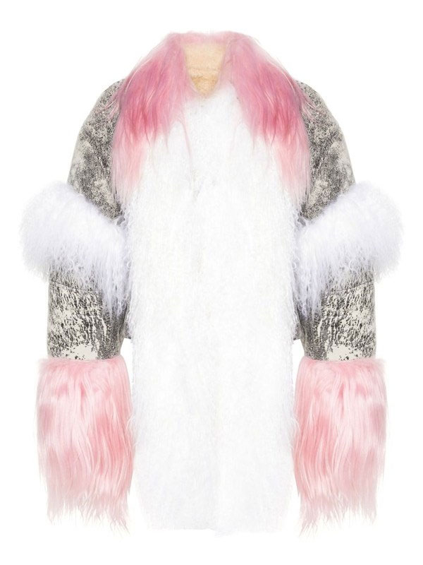 eal Housewives S05 Lisa Barlow Pink Fur Quality Jacket