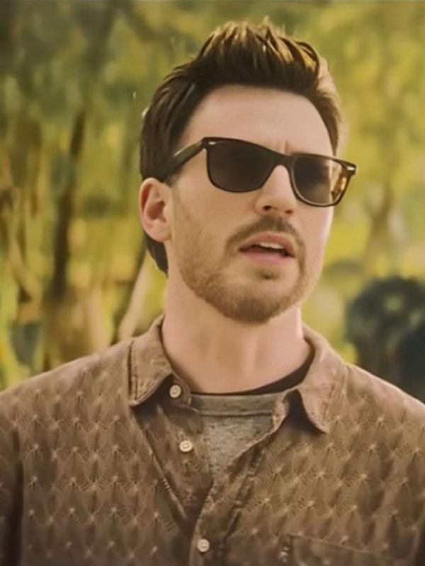 Red One 2024 Chris Evans Brown Shirt
