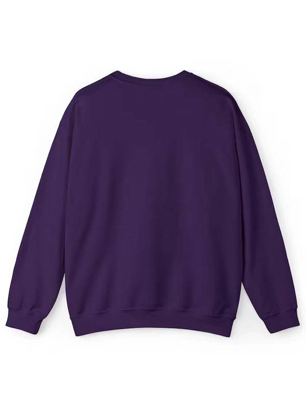 Rock N Roll Girl Purple Pullover Sweatshirt