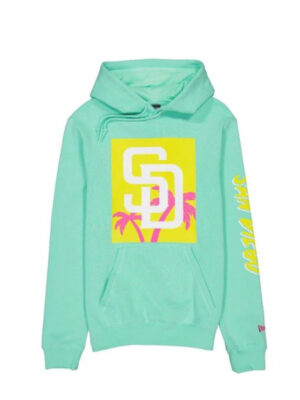 San Diego Padres Green Fleece Pullover Hoodie