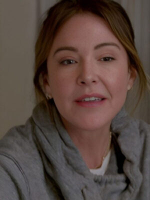 Shrinking S02 Christa Miller Grey Pullover Hoodie