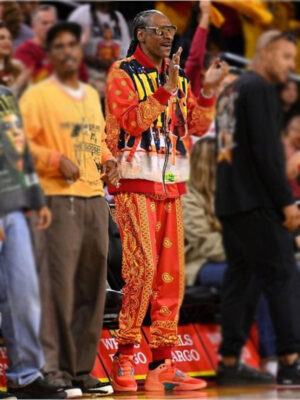 snoop-dogg-juju-watkins-orange-fleece-jacket-3