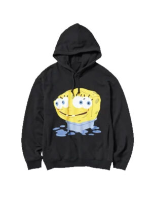 SpongeBob x Cactus Plant Flea Market Black Fleece Hoodie