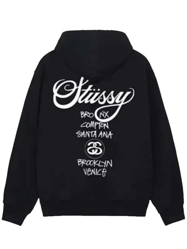 Stussy World Tour Pullover Hoodie