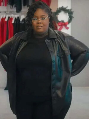Style Me for Christmas 2024 Tiffany Black Leather Jacket