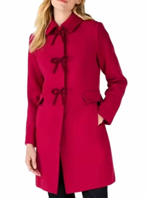 Sugarplummed 2024 Janel Parrish Pink Coat