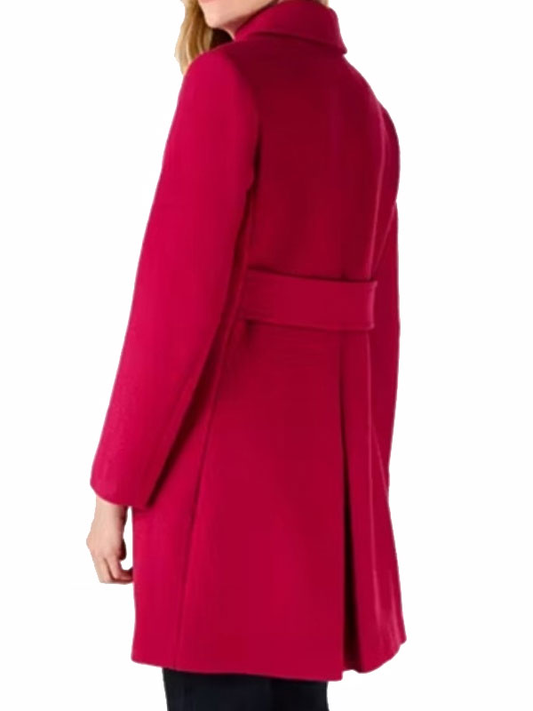 Sugarplummed 2024 Janel Parrish Pink Coat