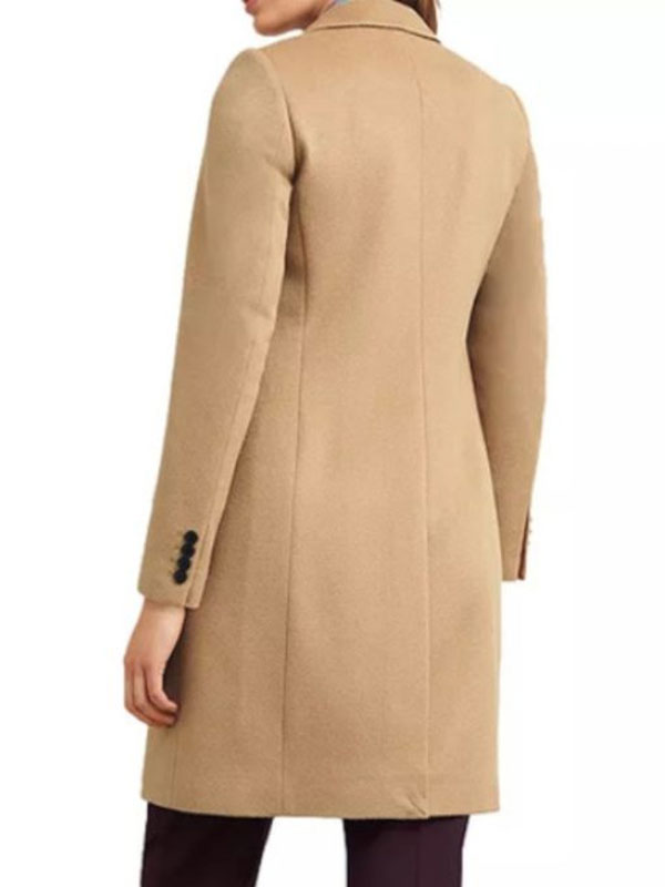 Superman And Lois S04 Elizabeth Tulloch Tan Beige Wool Coat