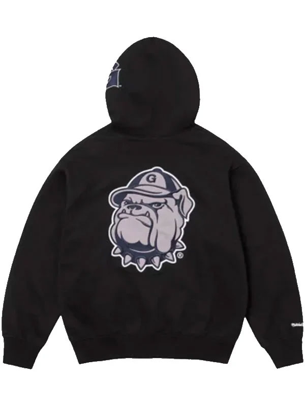 Supreme x Mitchell & Ness NCAA Black Fleece Hoodie