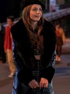 Sweethearts 2024 DeMary Black Shearling Leather Jacket