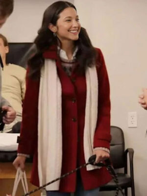 Tails of Christmas 2024 Ash Tsai Red Wool Coat