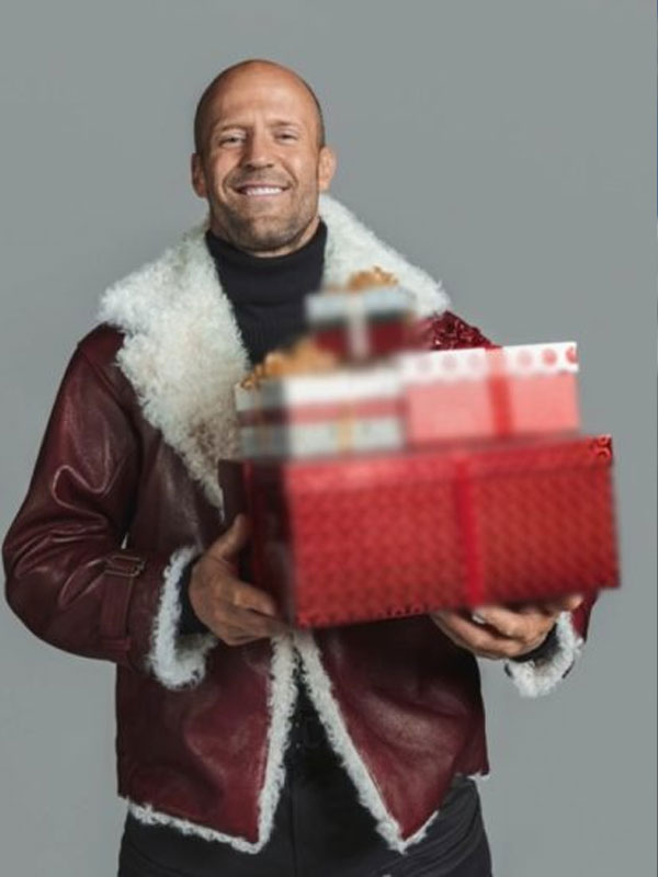 Takes On Holiday Ops 2025 Jason Statham Leather Jacket