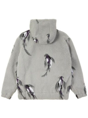 taylor-swift-koi-fish-grey-zipper-hoodie