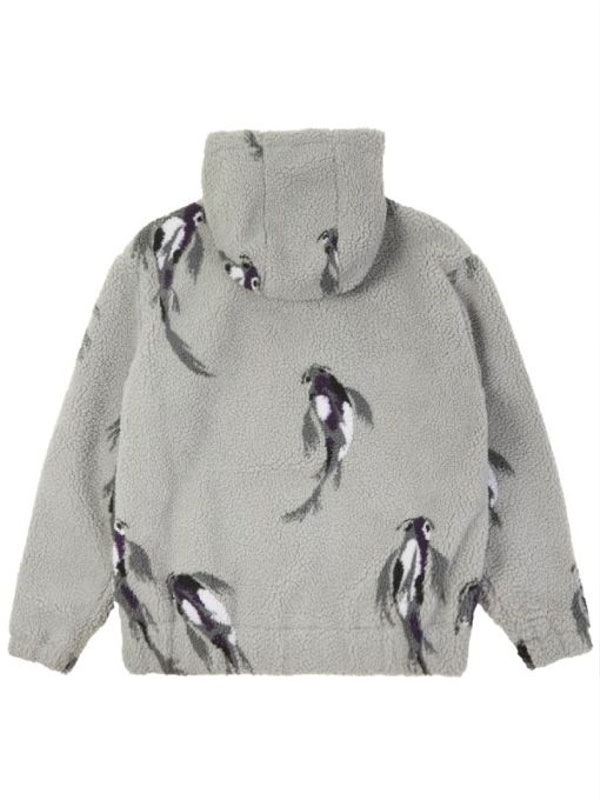 Taylor Swift Koi Fish Grey Zipper Hoodie