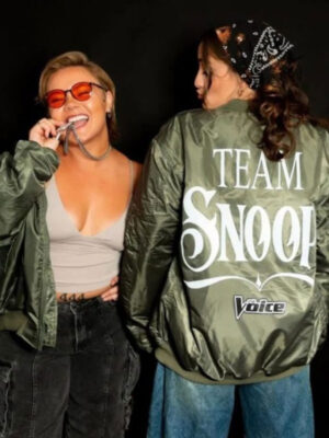 Team Snoop The Voice S26 Green Zipper Jacket