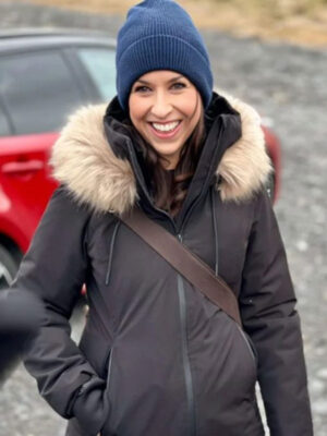 The Christmas Quest 2024 Stefanie Parka Brown Jacket