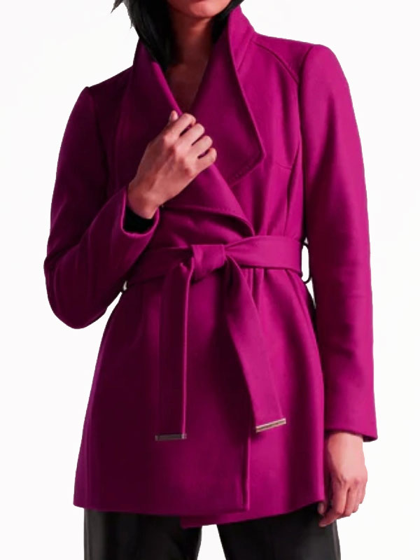 The Christmas Quest 2024 Stefanie Wool Coat