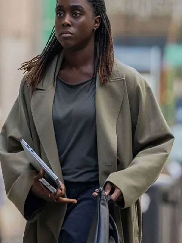 The Day Of The Jackal 2024 Bianca Trench Cotton Coat