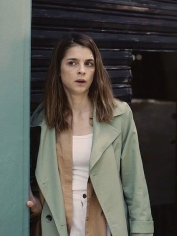 The Diary 2024 Irene Azuela Green Cotton Coat