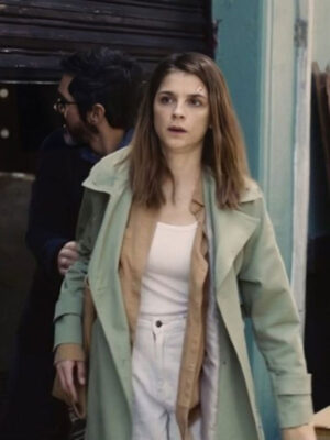 The Diary 2024 Irene Azuela Green Cotton Coat