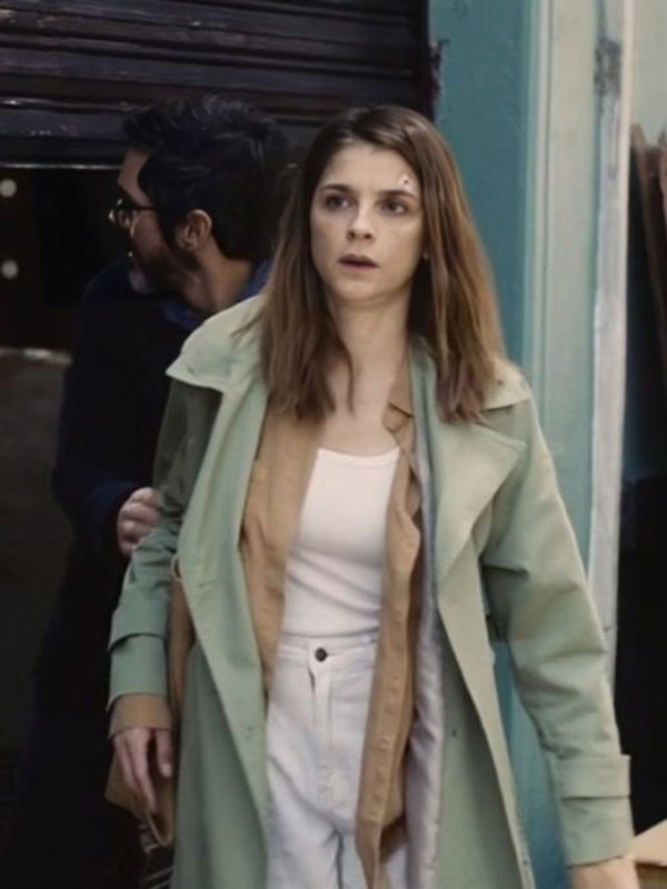 The Diary 2024 Irene Azuela Green Cotton Coat
